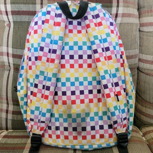 VANS Old Skool III Rainbow Checkerboard Backpack Casual School Outdoors main image 9
